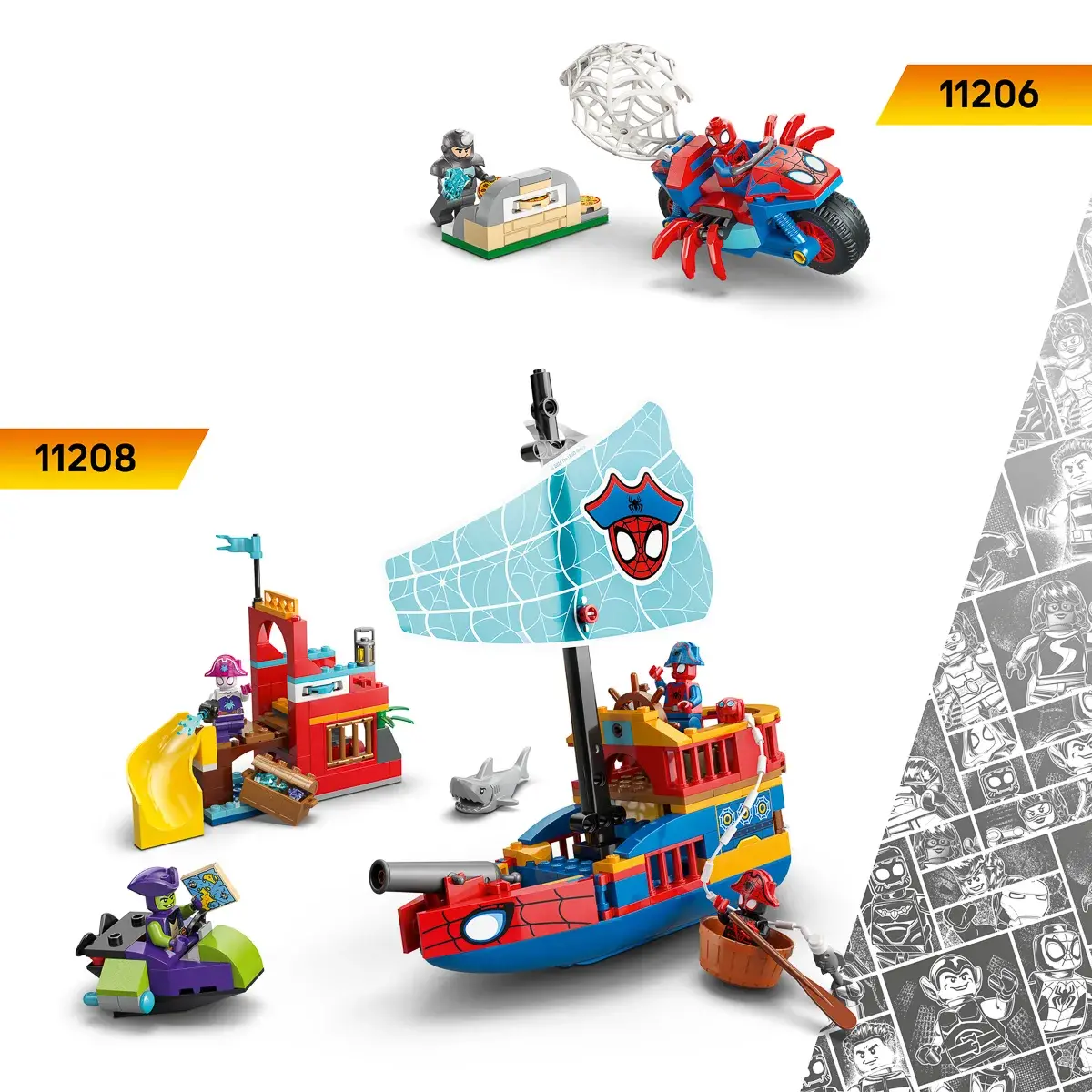 LEGO Marvel Spidey Павук: Підводні транспортні засоби 11207 — фото 16