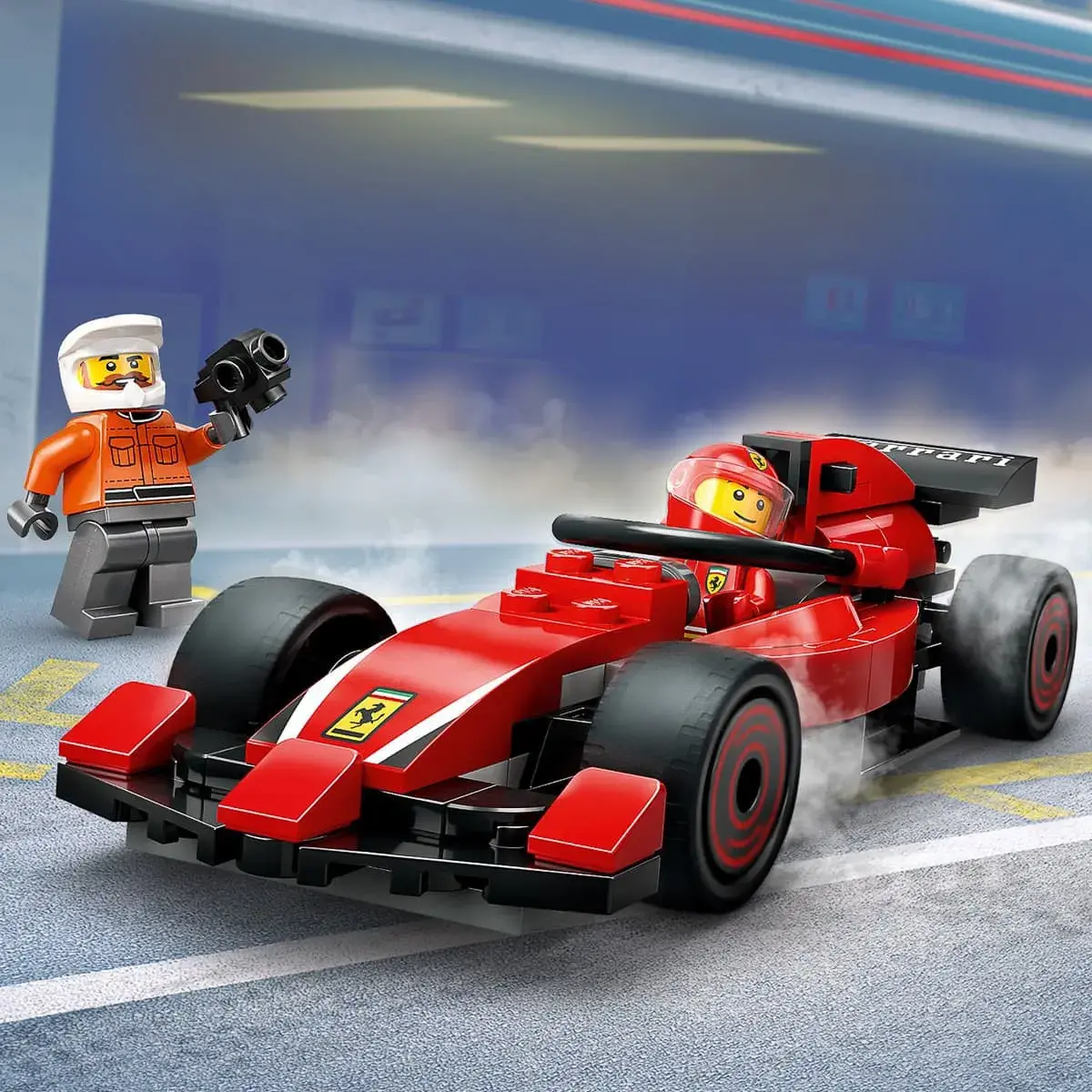 LEGO City Піт-стоп і піт-екіпаж F1 з болідом Ferrari 60443 — фото 5