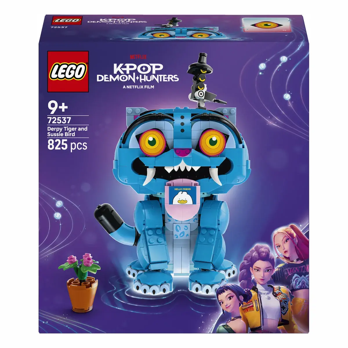 LEGO KPop Demon Hunters Тигр Дерпі та пташка Сассі 72537