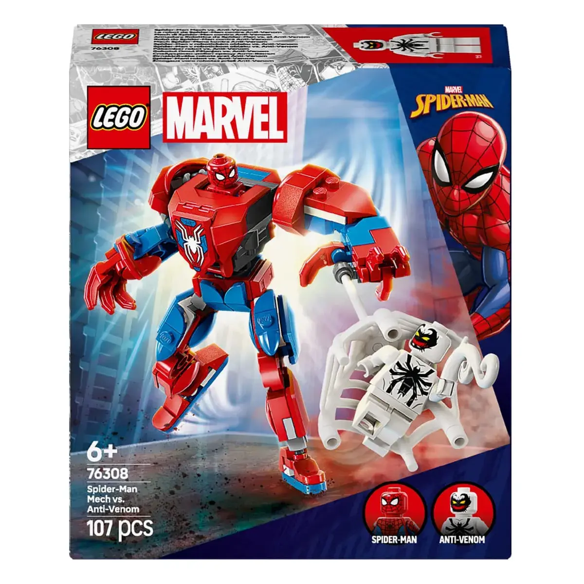 LEGO Marvel Робот Людини Павука проти Анти-Венома 76308