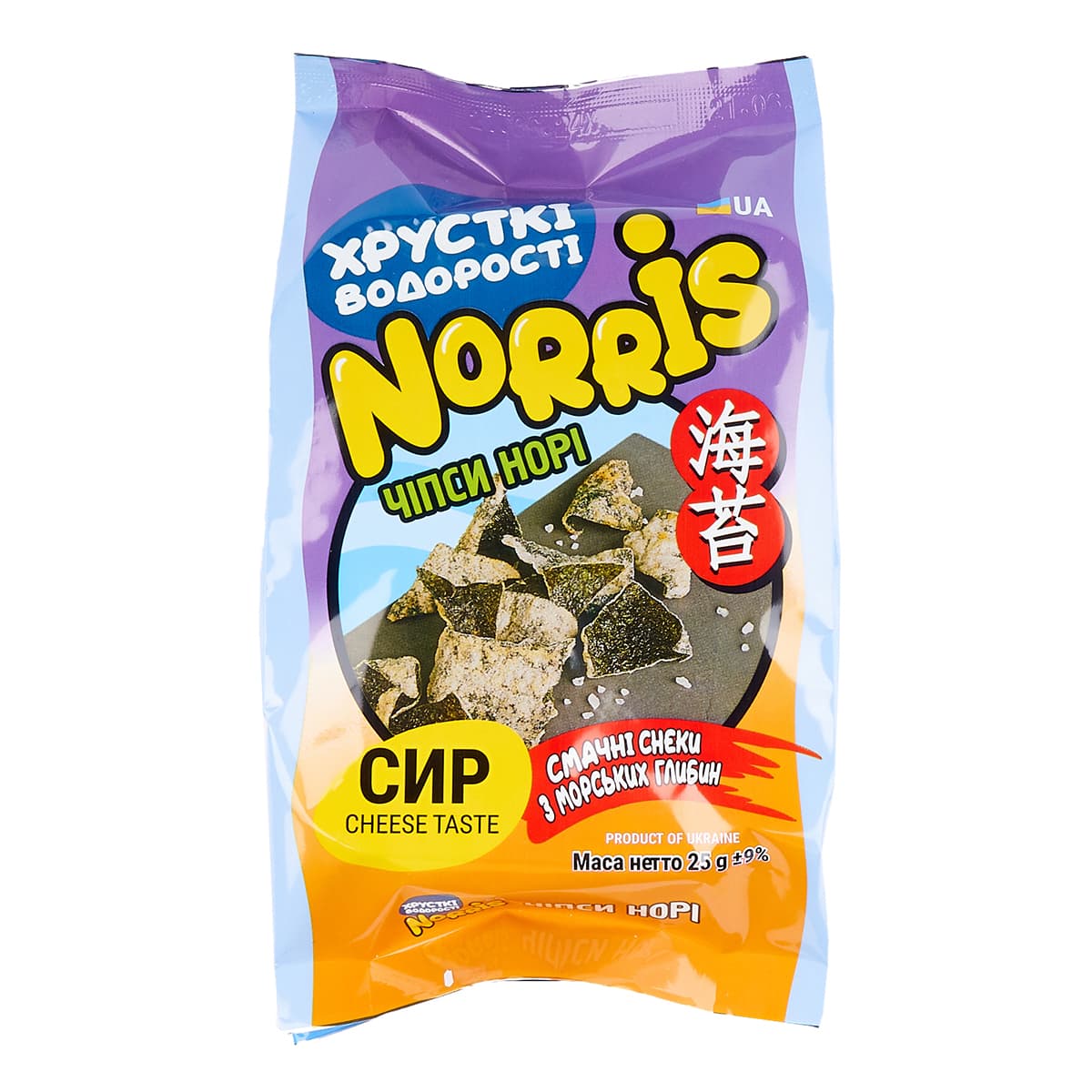 Чіпси норі Norris із сиром 25 г