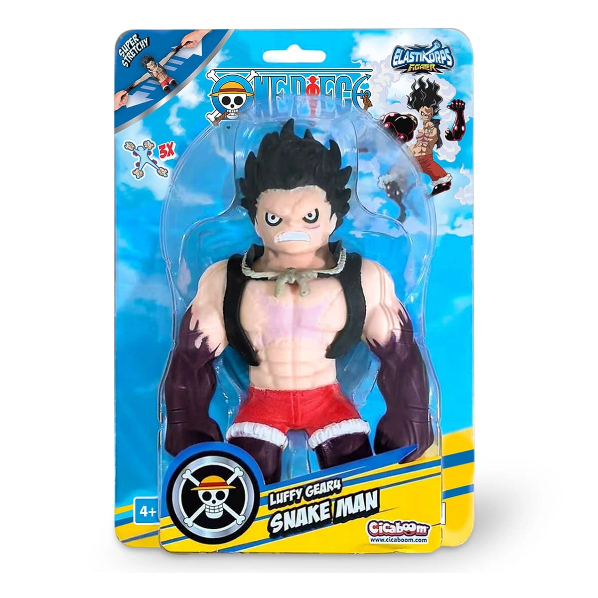 Стретч-іграшка Elastikorps One piece Луффі 4 Гір Людина-змія, OPELARESB-SN — фото 2