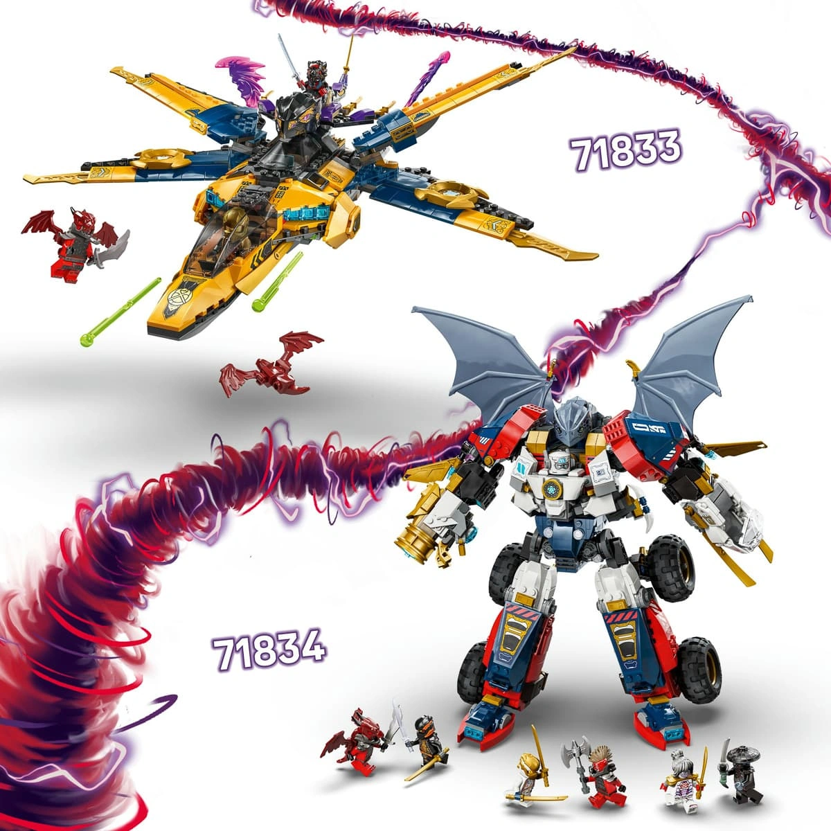 LEGO Ninjago Ультраоб'єднувальний робот Зейна 71834 — фото 9