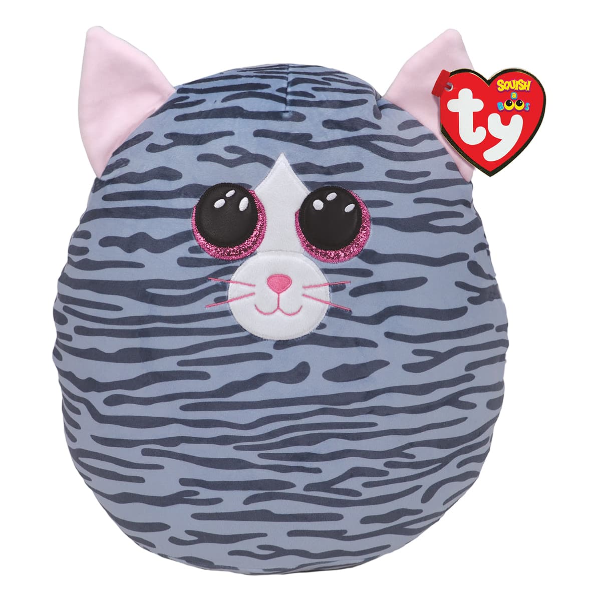 М'яка іграшка-подушка TY Squish a boos Cat Kiki 30 см, 39190