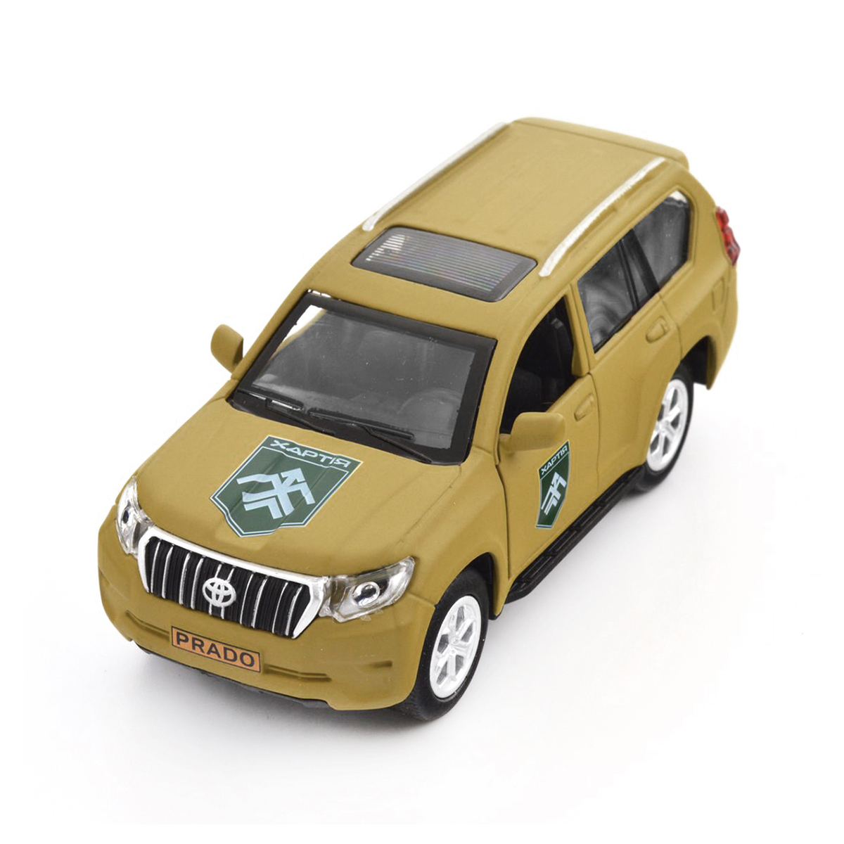 Колекційна модель TechnoDrive Шеврони Героїв Toyota Prado Хартія, KM6188