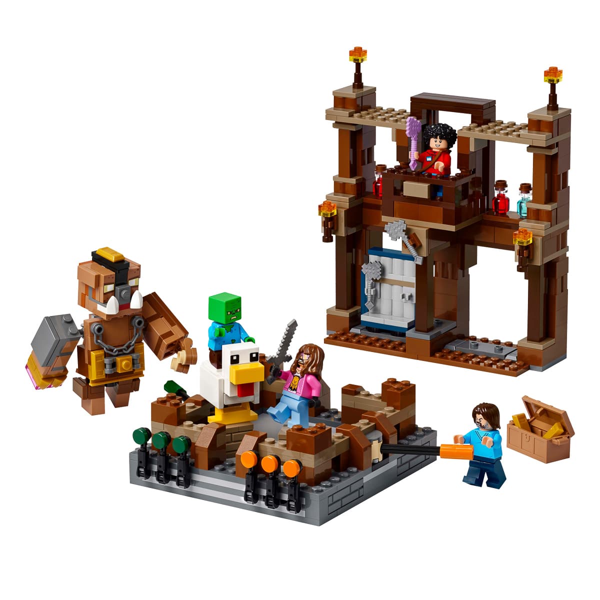 LEGO Minecraft Бійцівський ринг у лісовому маєтку 21272 — фото 8