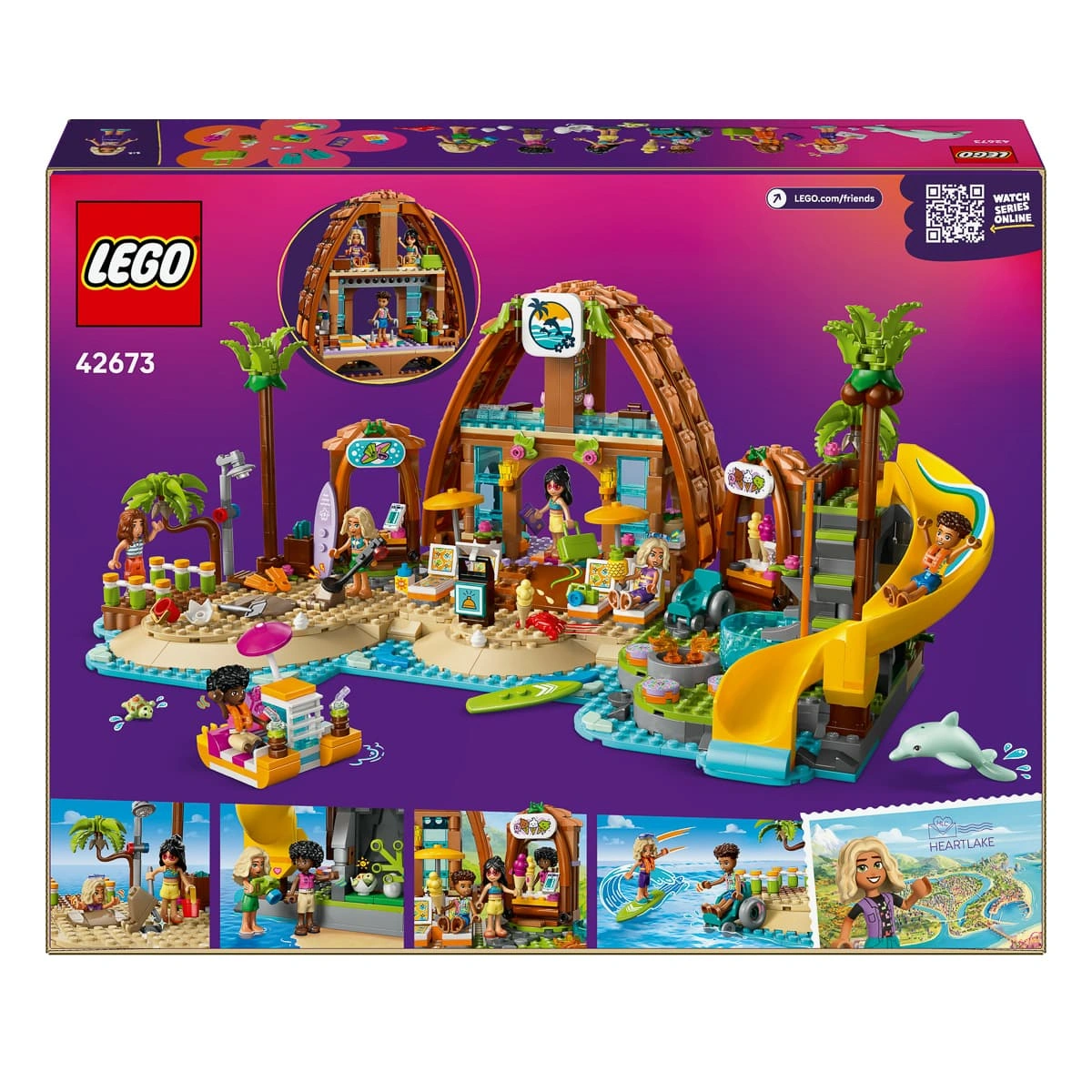 LEGO Friends Пляжний курорт для сімейного відпочинку 42673 — фото 10