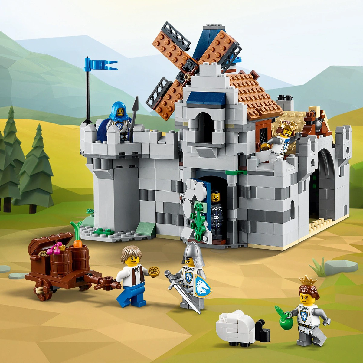 LEGO Creator Середньовічний замок із лицарем на коні 31168 — фото 7