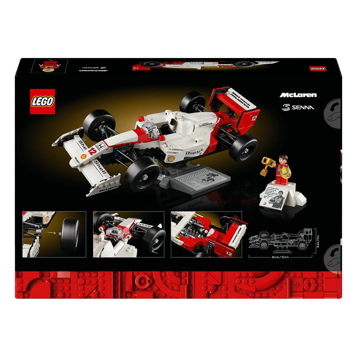 LEGO ICONS McLaren MP4/4 і Айртон Сенна 10330 — фото 9
