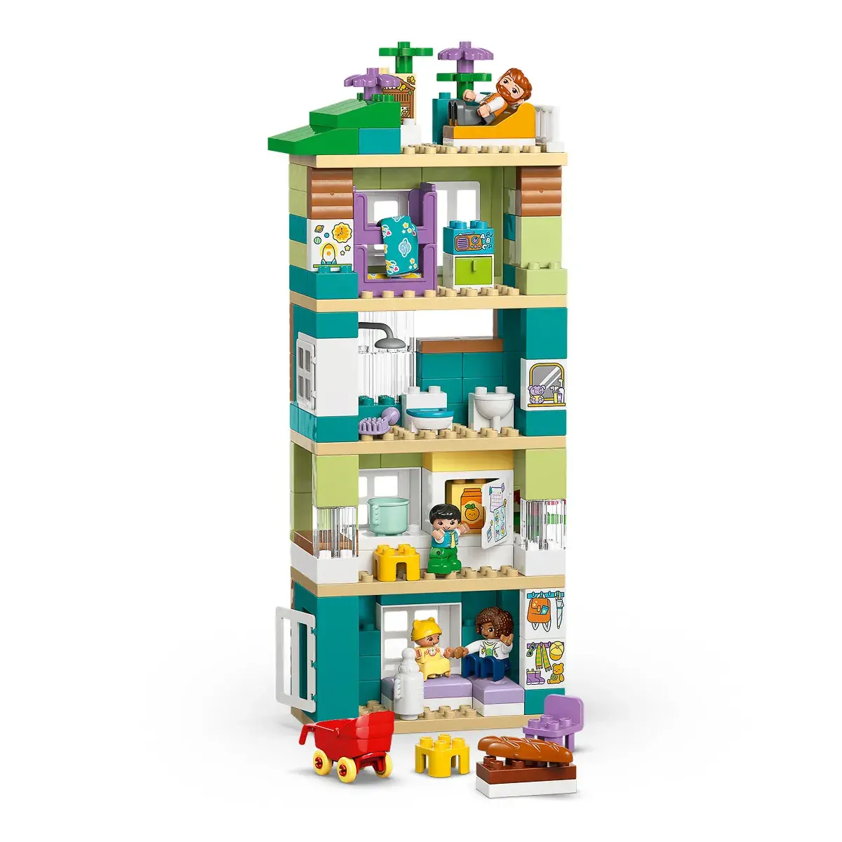 LEGO DUPLO Town 3-в-1 Сучасний родинний будинок із фігурками 10470 — фото 21