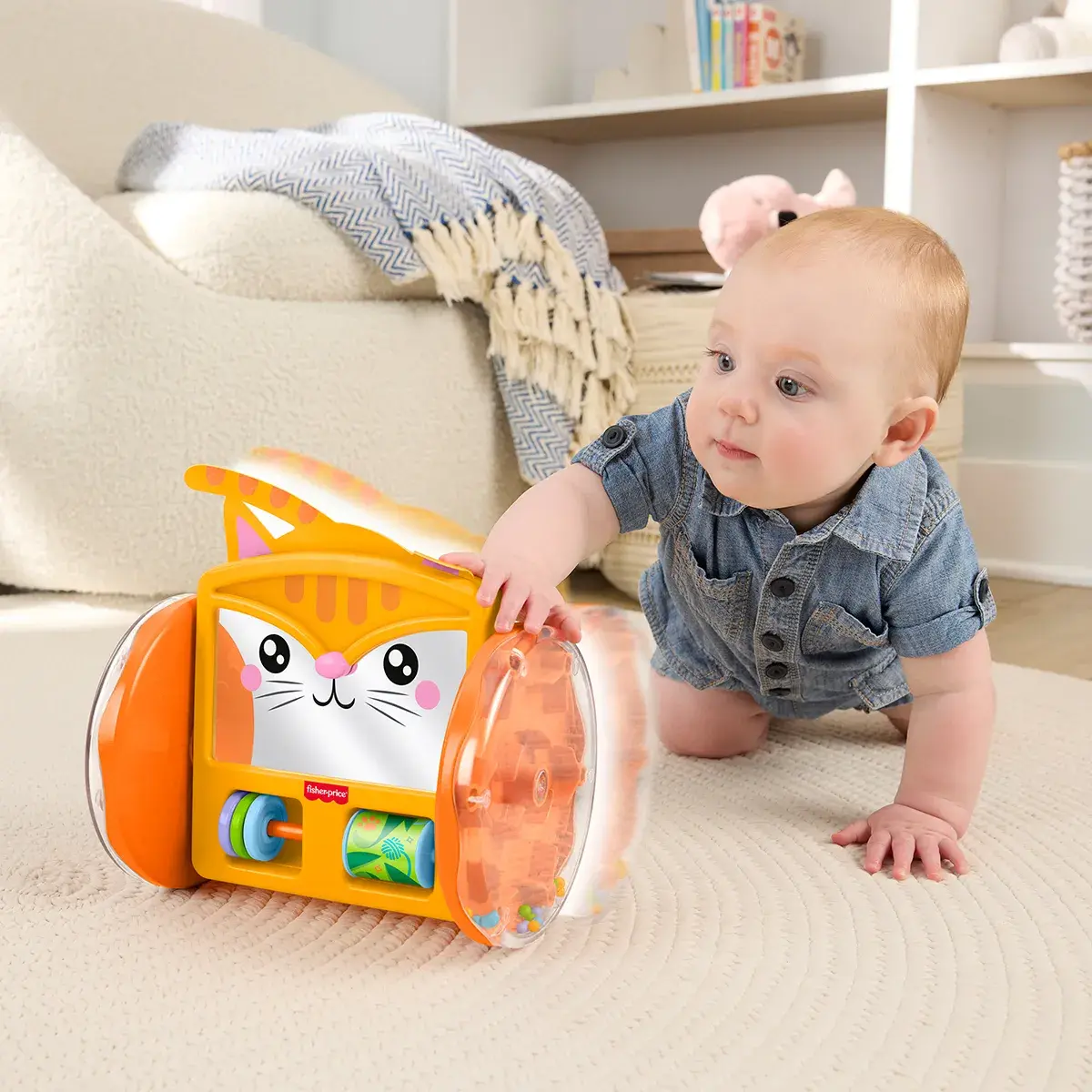 Іграшка-каталка Fisher-Price Активне кошеня (JLF98) — фото 6