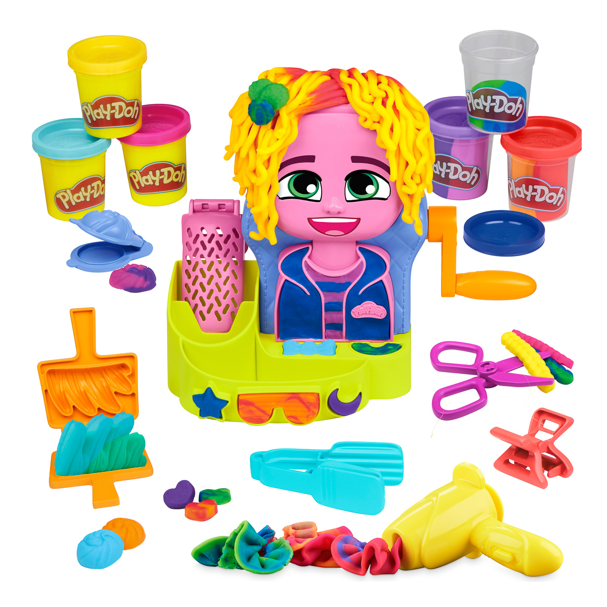 Набір для творчості із пластиліну Play-Doh Зачіски, F8807 — фото 3