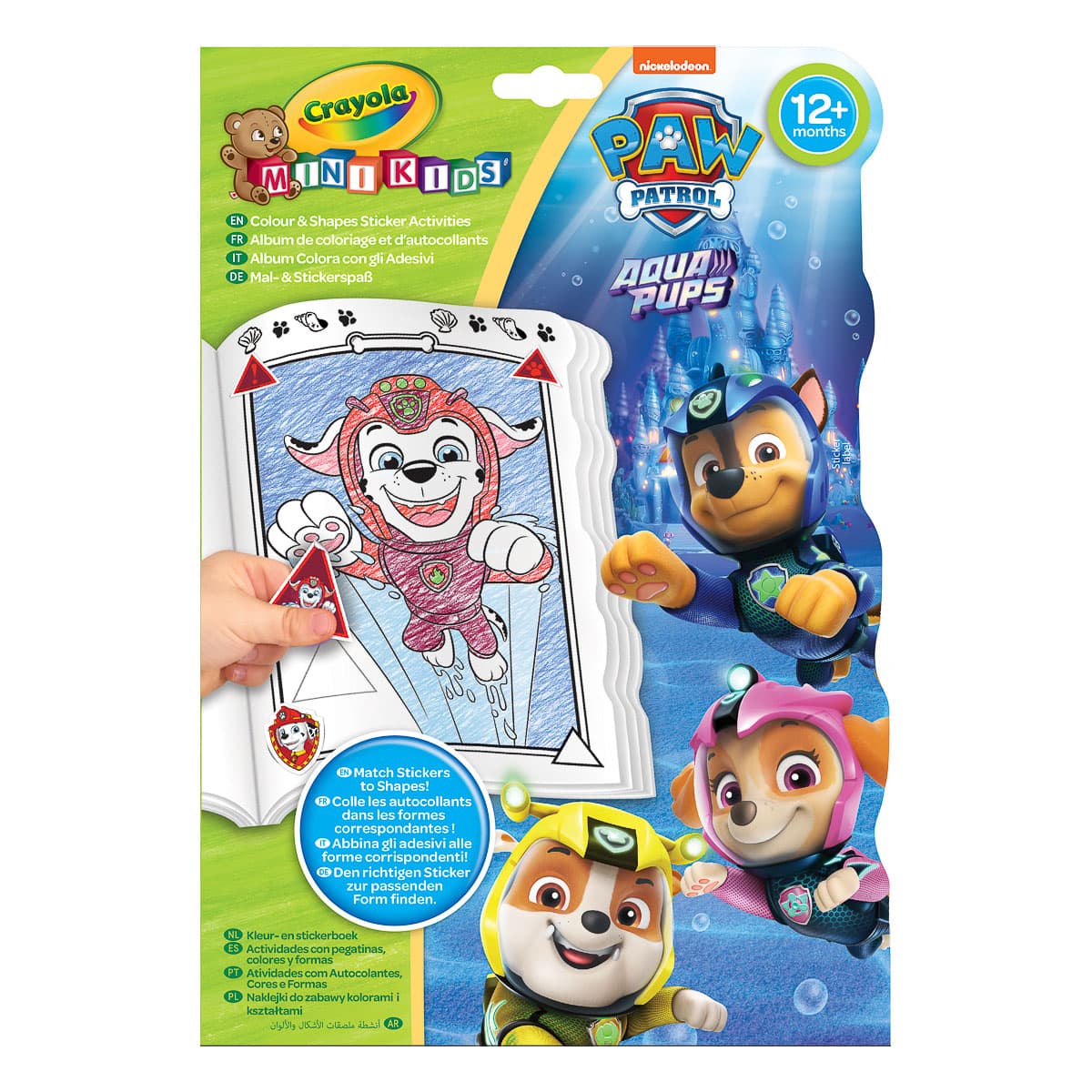 Розмальовка з наклейками Crayola Paw Patrol 32 с, 81-1373