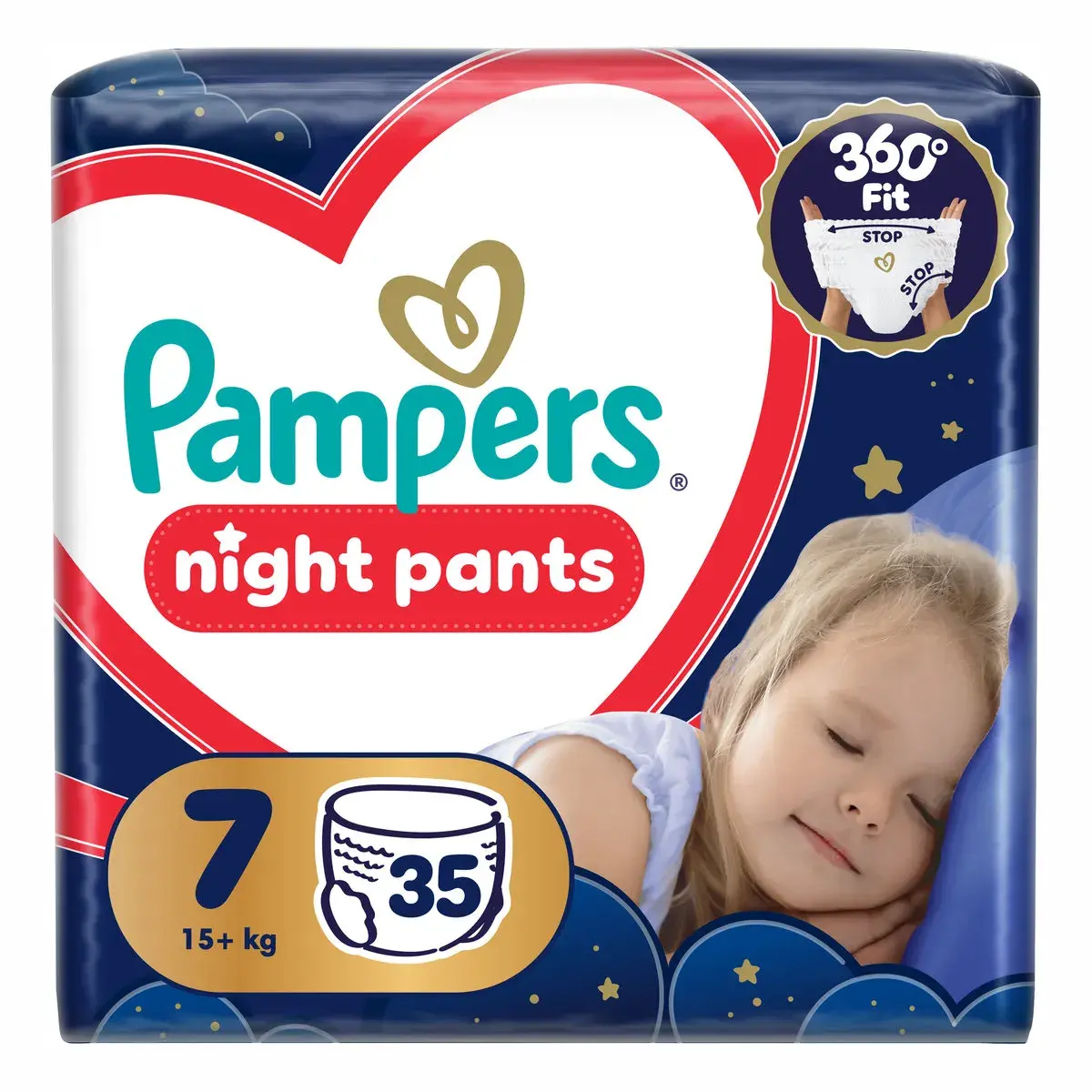 Підгузки-трусики Pampers Night Pants 7 (15+ кг) 35 шт (80895142)