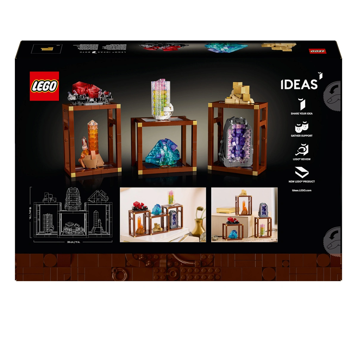 LEGO Ideas Колекція мінералів 21362 — фото 23
