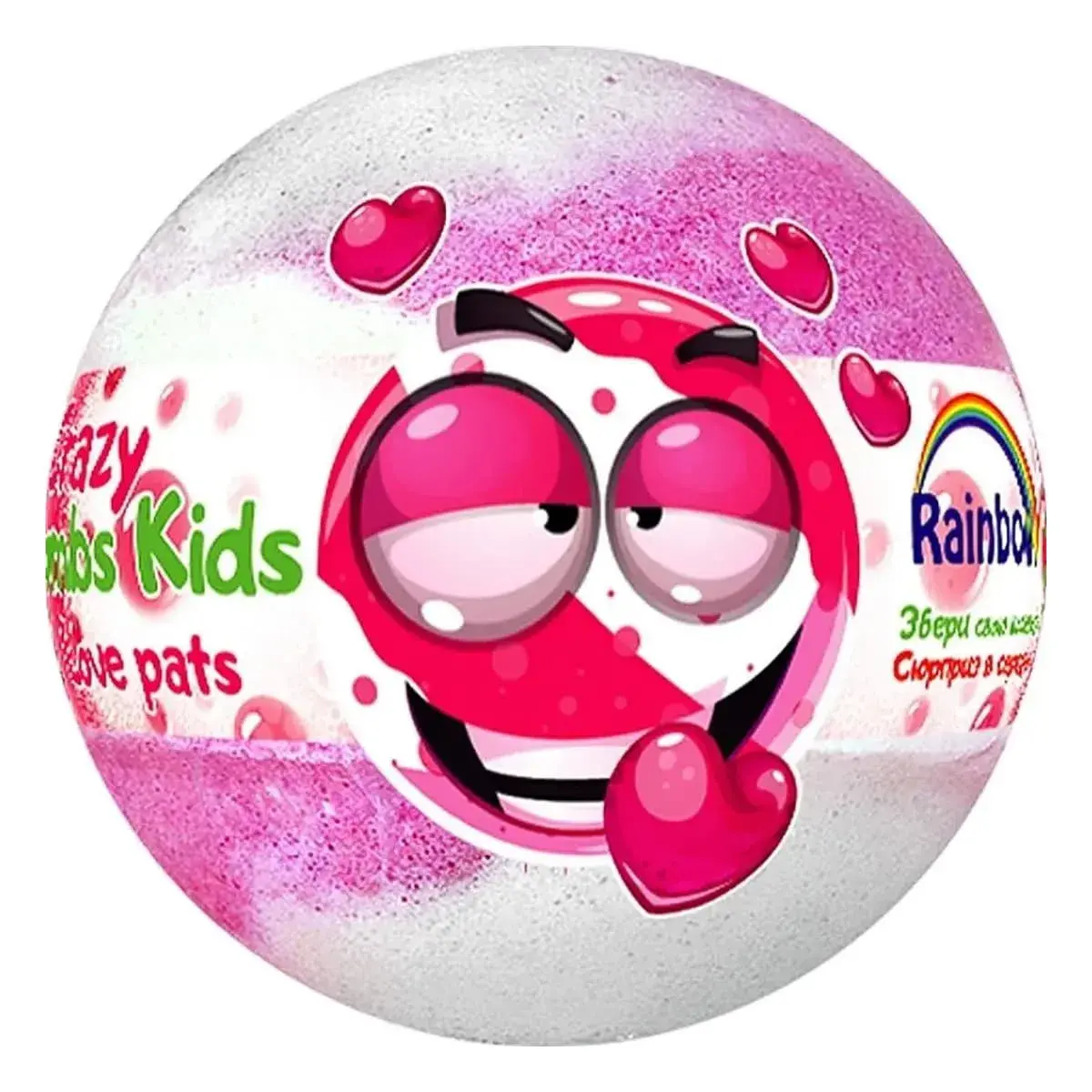 Бомбочка для ванни Аква Шайн Crazy Bombs Kids Улюблені тварини 100 г 40265