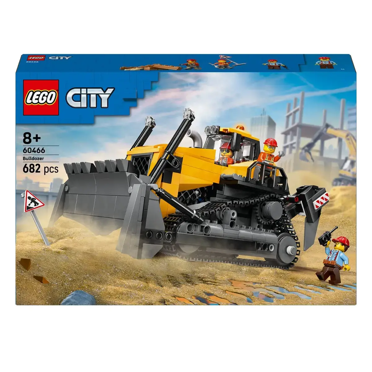 LEGO City Жовтий бульдозер 60466