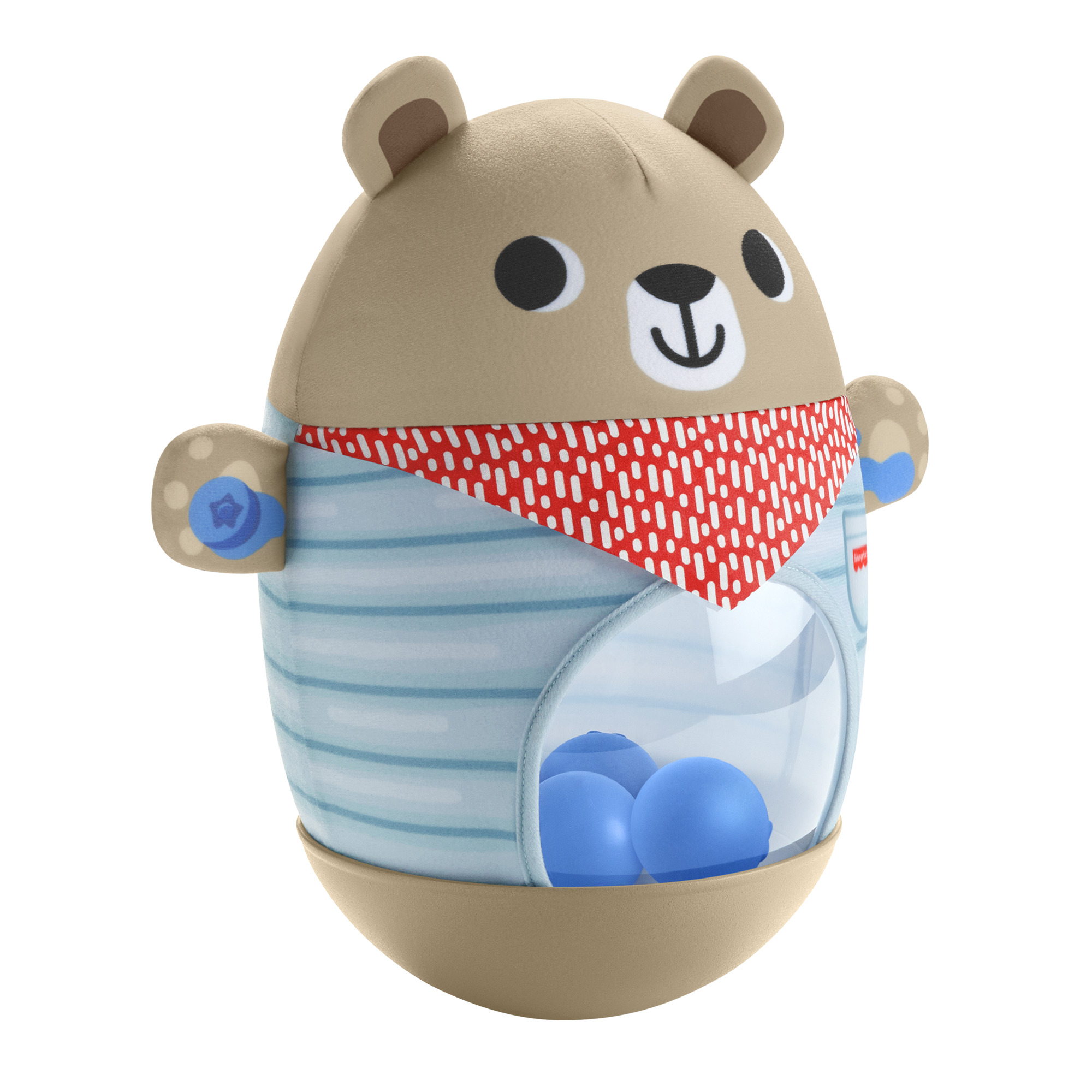 Надувна розвиваюча іграшка Fisher-Price Ведмедик-неваляйко (JLB83) — фото 3