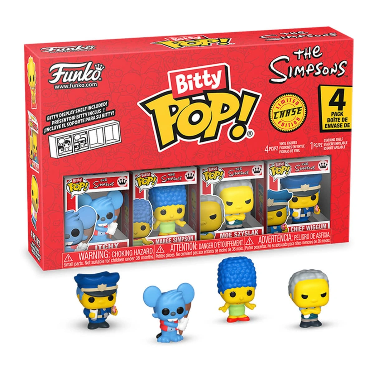 Набір ігрових фігурок Funko Bitty Pop Сімпсони Чух — фото 2