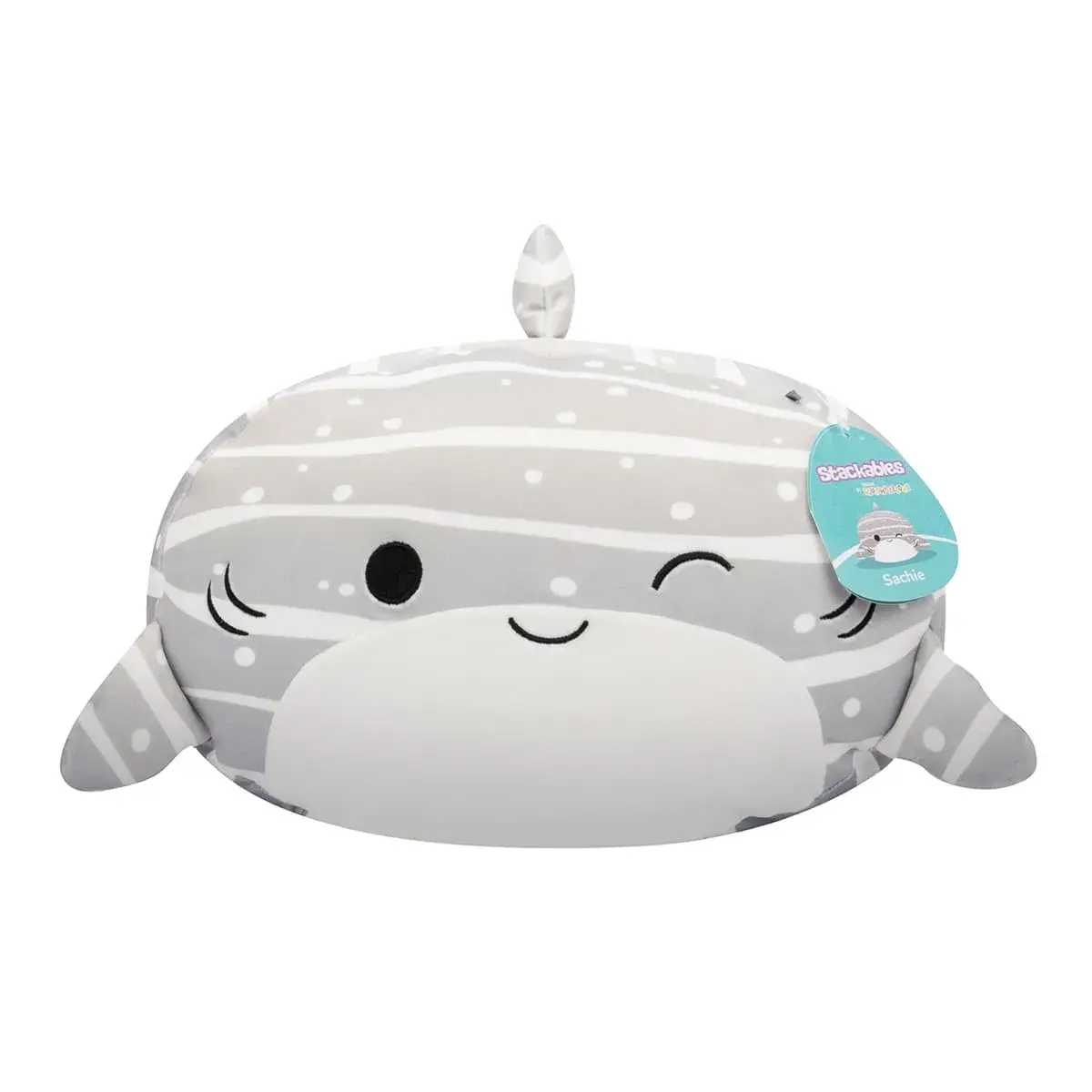 М'яка іграшка Squishmallows Китова акула Сачі 30 см, SQCR06550 — фото 2