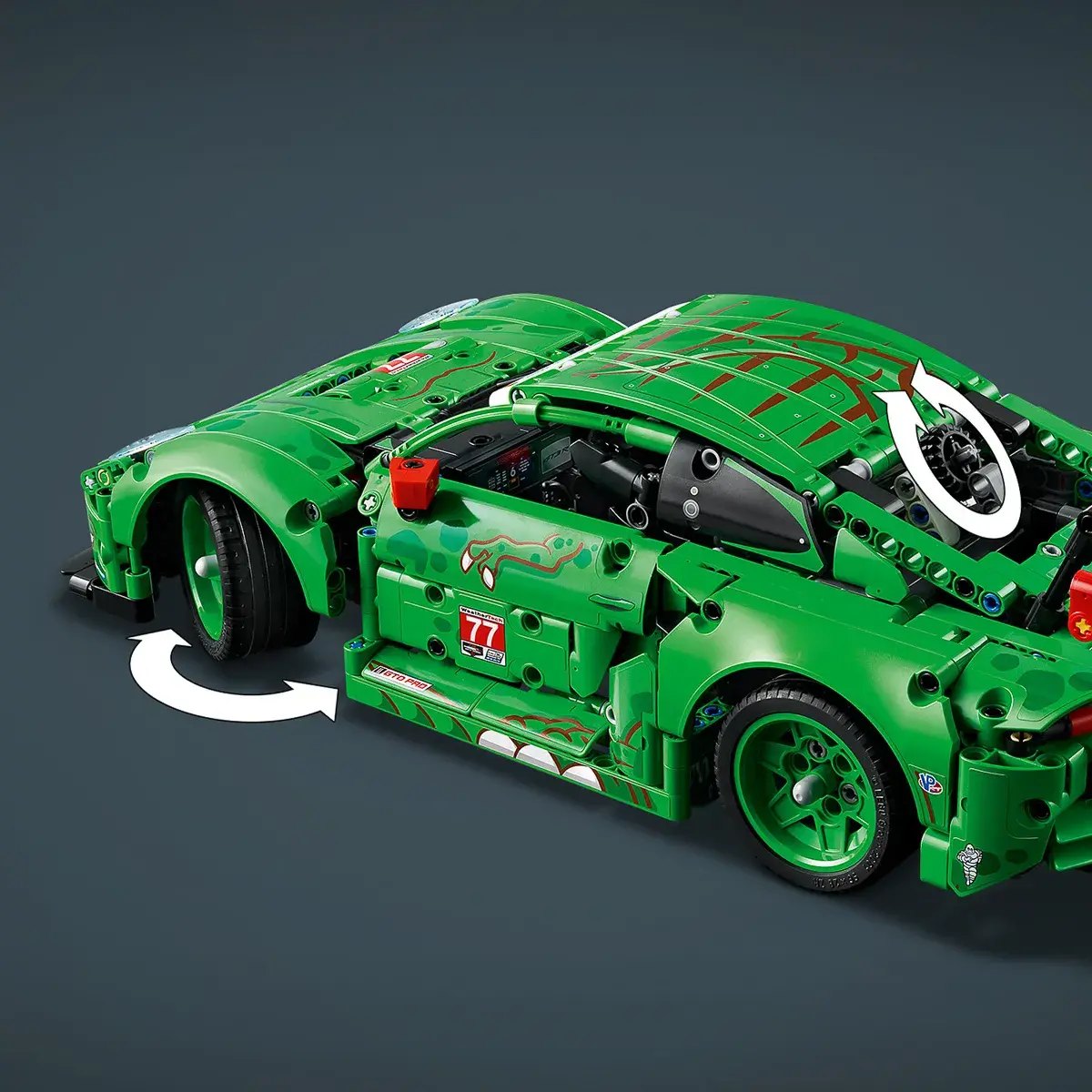 LEGO Technic Автомобіль Porsche 911 GT3 R REXY AO Racing 42224 — фото 13