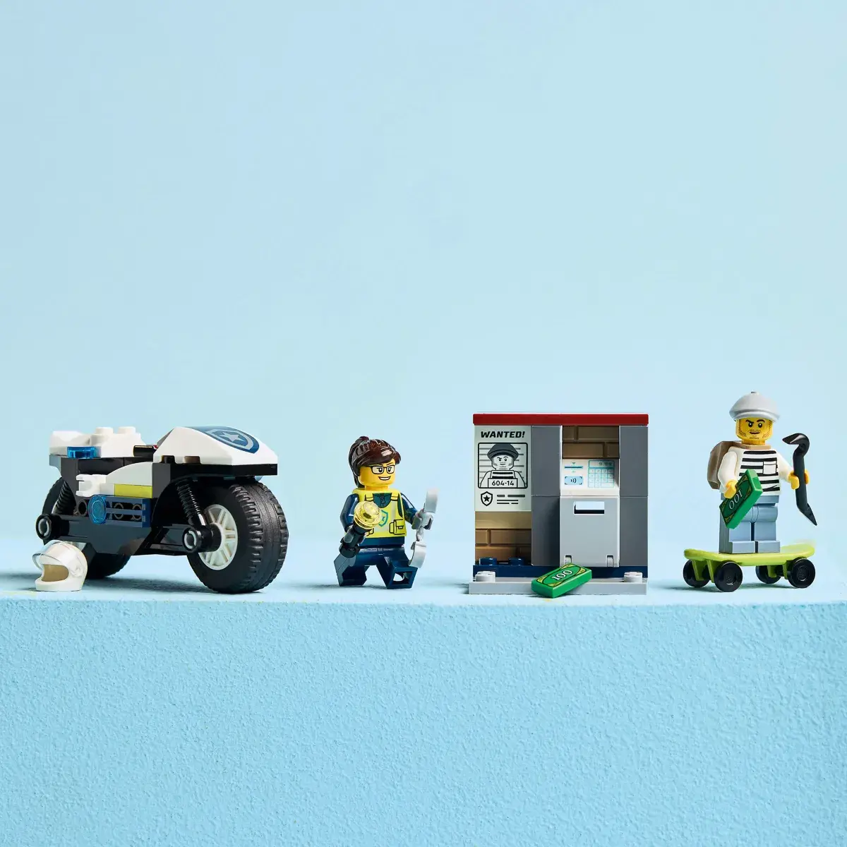 LEGO City Переслідування на поліцейському мотоциклі 60455 — фото 5