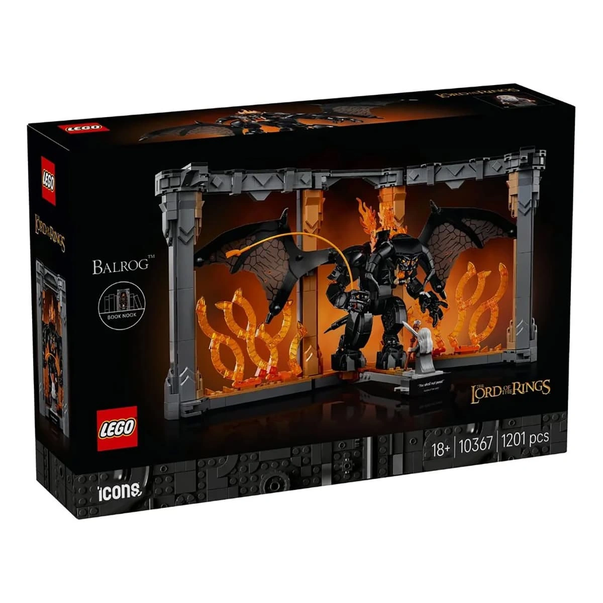 LEGO ICONS Володар перснів: Балроґ. Книжковий куточок 10367