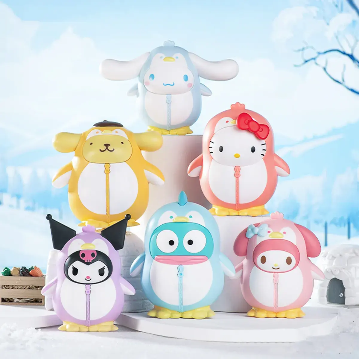 Механічна іграшка-сюрприз Pop Top Sanrio Бал Пінгвінів (25WDL-001) — фото 4