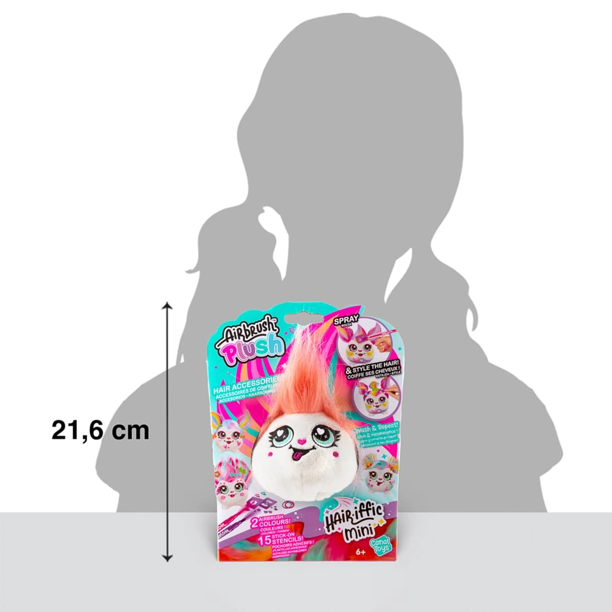 Набір Canal Toys Diy Airbrush plush Hair'iffic Зроби зачіску Піксі — фото 5