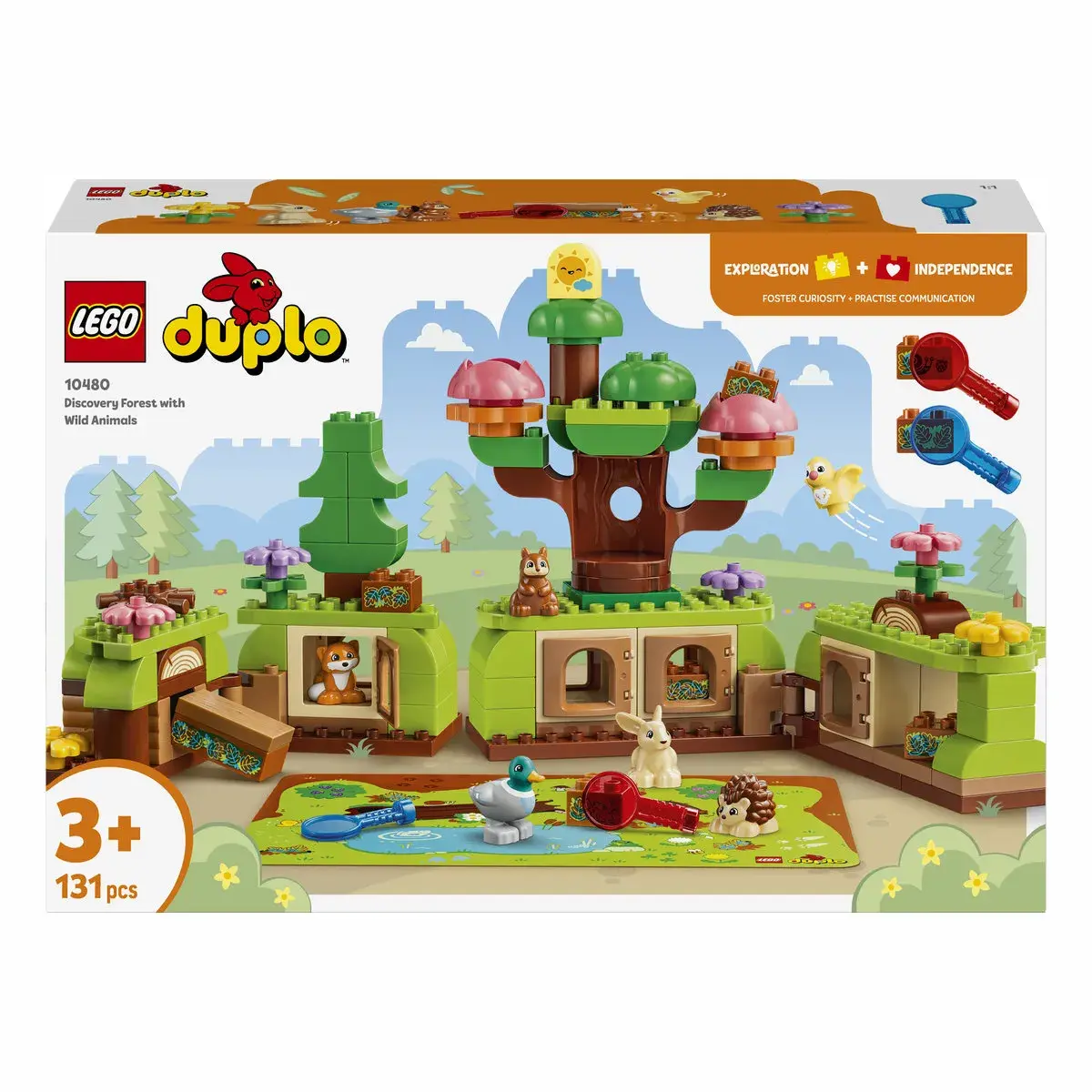 LEGO DUPLO Town Ліс відкриттів із дикими тваринами 10480