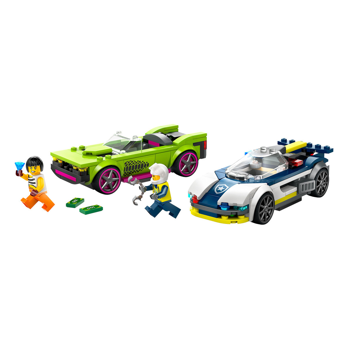 LEGO City Переслідування маслкара на поліцейському автомобілі 60415 — фото 7