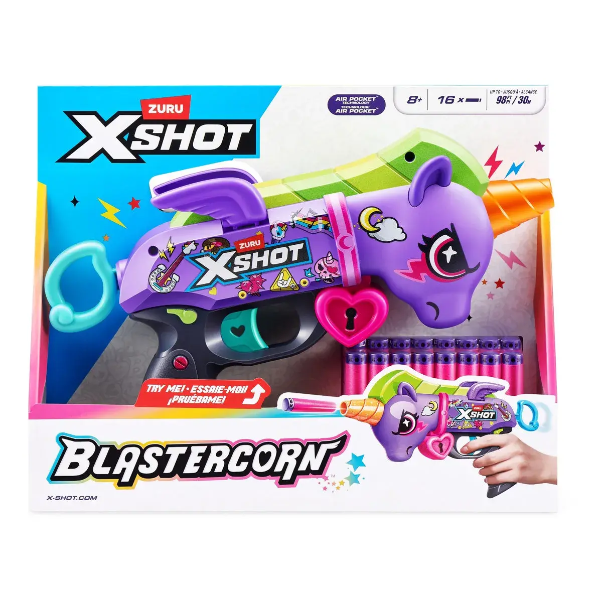 Швидкострільний бластер X-Shot Purple Blastercorn (36882R) — фото 3