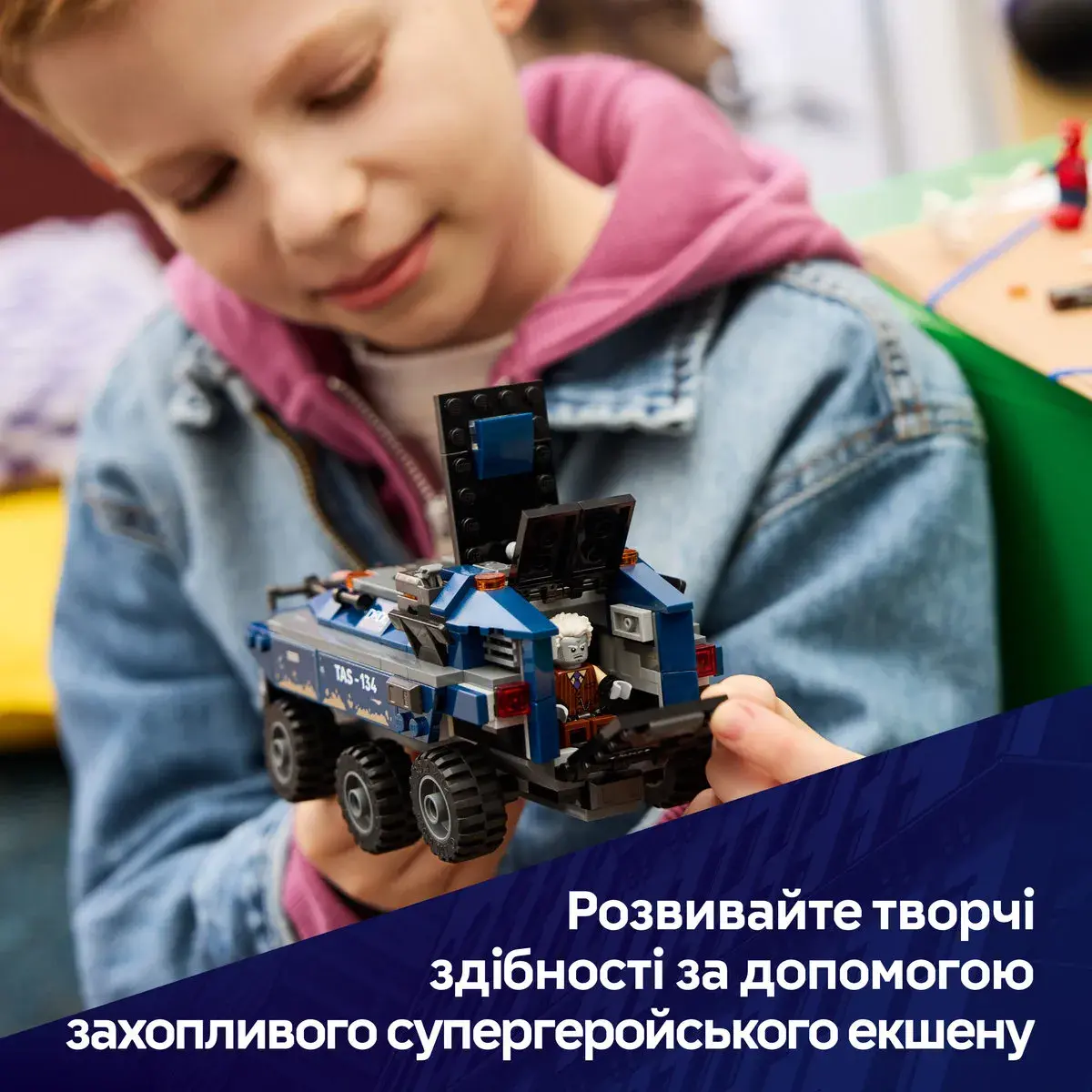 LEGO Super Heroes Marvel Переслідування Людиною-Павуком машини для перевезення злочинців 76349 — фото 3