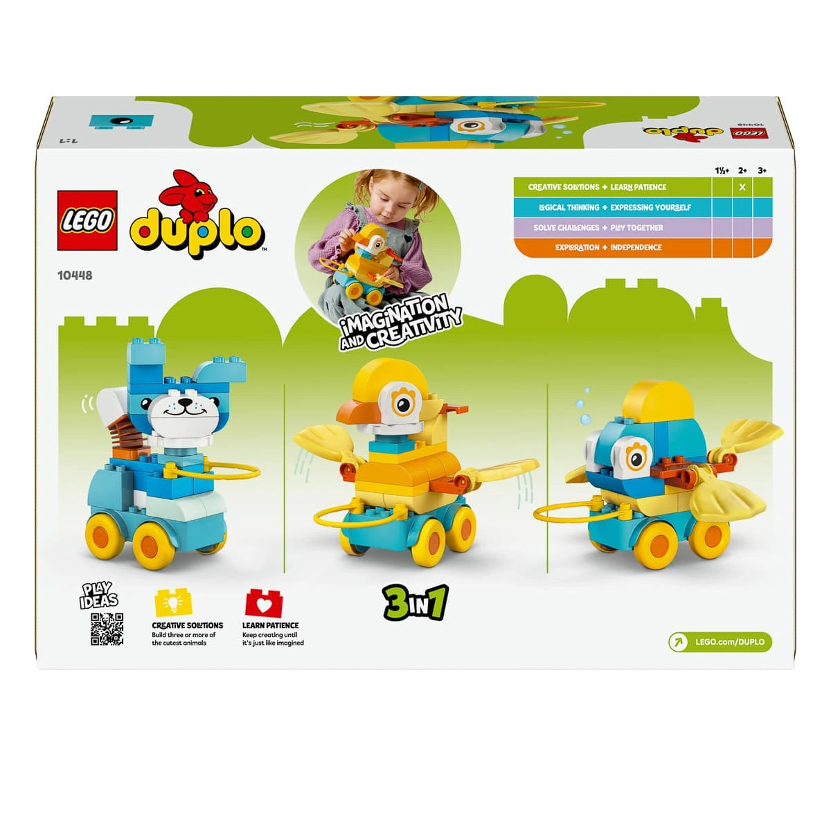 LEGO DUPLO Тварини на колесах 3в1 10448 — фото 10