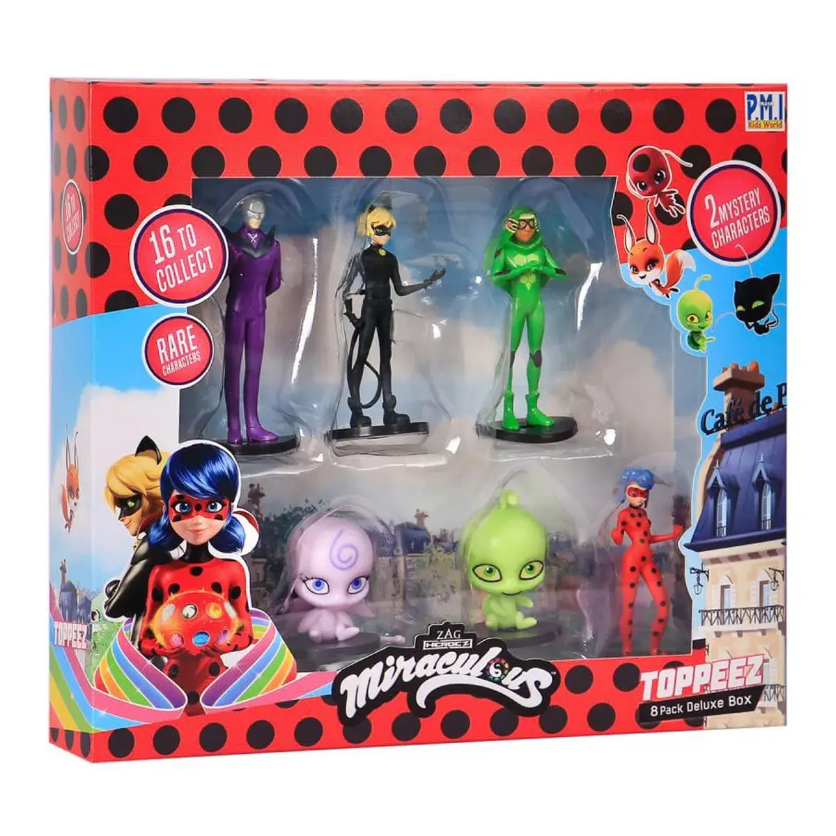 Набір-сюрприз Miraculous Фігурки-топери Леді Баг Делюкс 8 шт, MLB2070_B