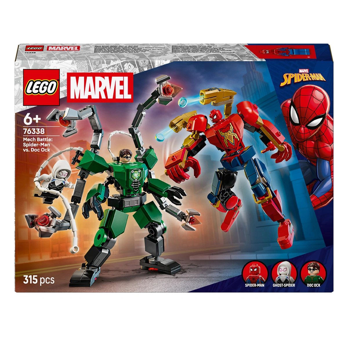 LEGO Super  Heroes MarvelБитва роботів: Людина-павук vs. Доктор Восьминог 76338