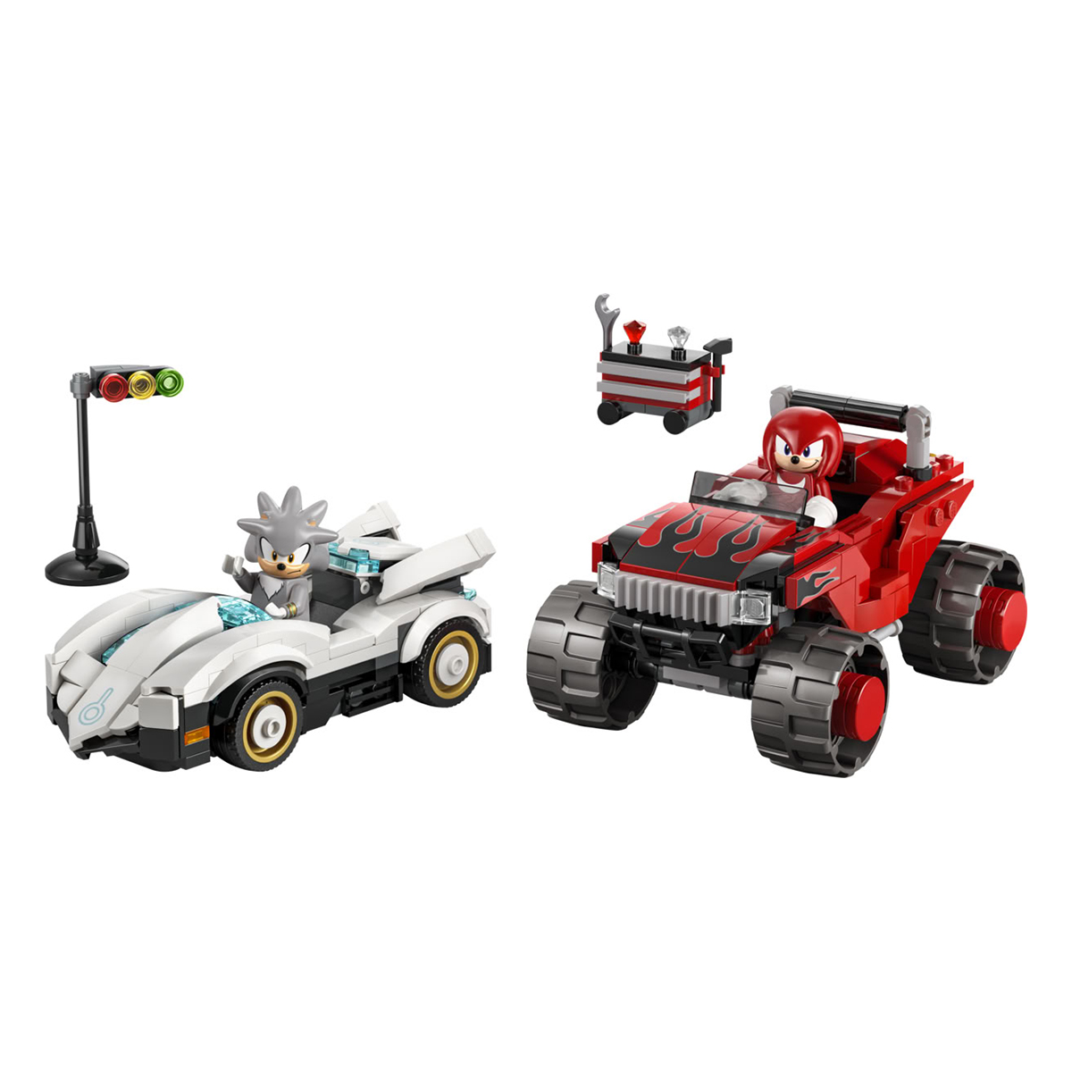 LEGO Sonic the Hedgehog Автомобіль Сільвера vs. монстр вантажівки Наклза 77118 — фото 8