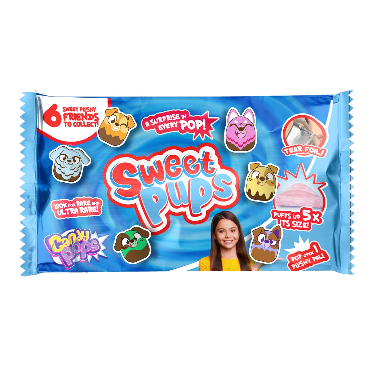 М'яка іграшка-сюрприз Candy Pops Солодкі цуценята