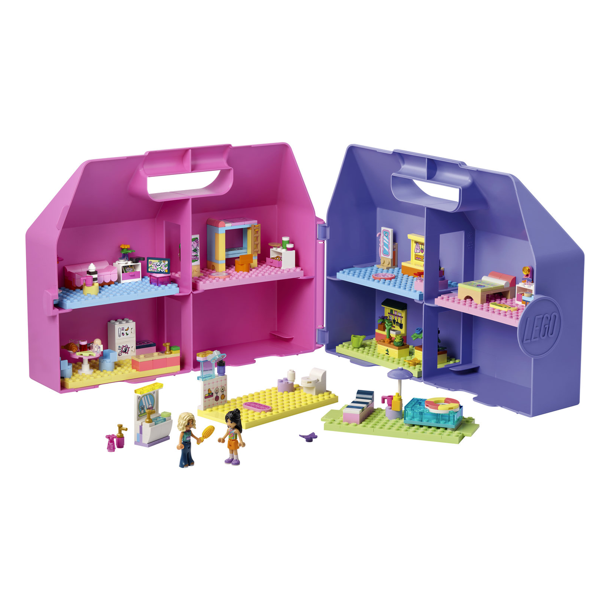 LEGO Friends Ляльковий будиночок-валіза для творчої гри 42697 — фото 3
