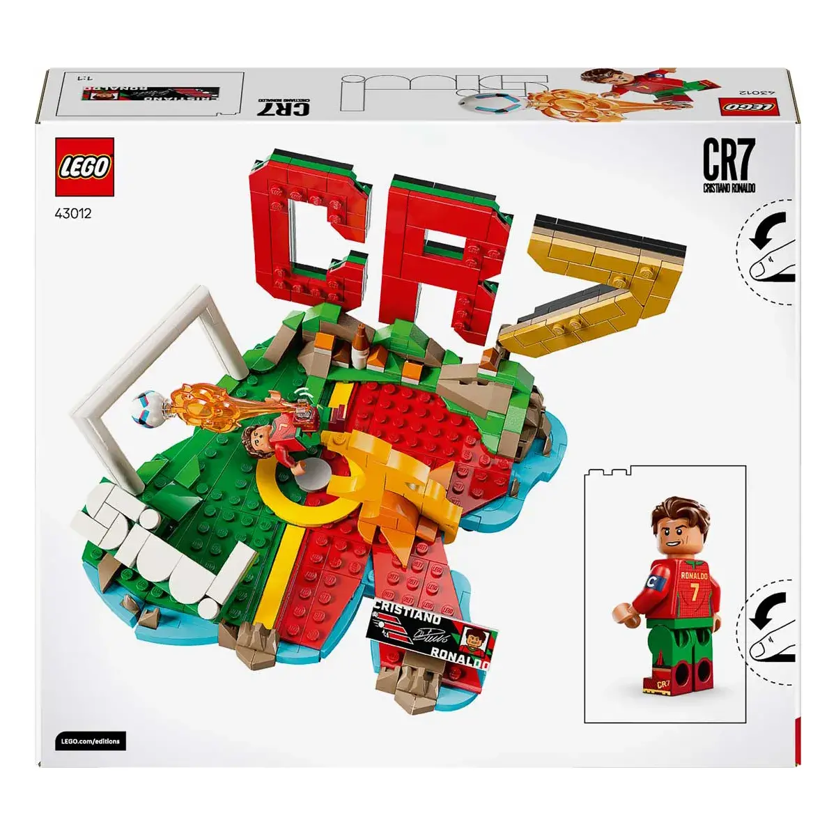 LEGO Editions Football Кріштіану Роналду — найкращі моменти футбольних матчів 43012 — фото 9