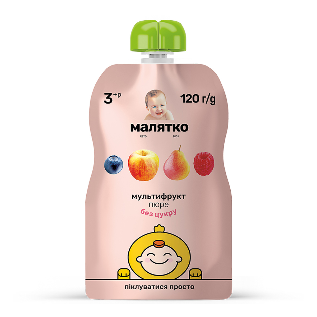 Пюре Малятко Мультифрукт 120 г