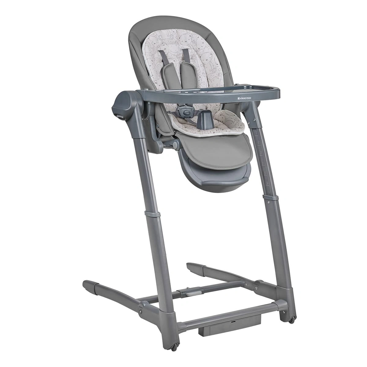 Стільчик для годування Kikka boo Swing 3 in 1 Prima Grey