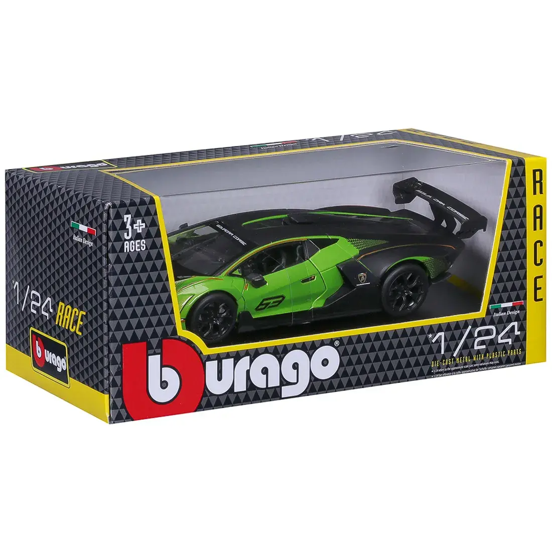 Автомодель Bburago Lamborghini SCV 1:24, 18-28017 — фото 10