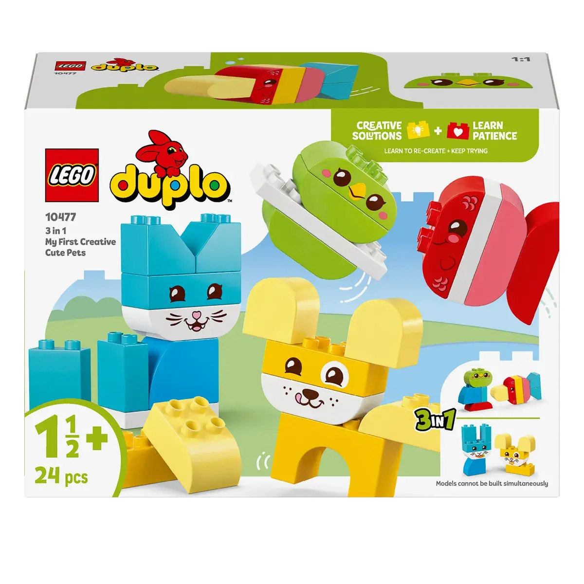 LEGO DUPLO My First Чарівні творчі домашні улюбленці 3 в 1 10477