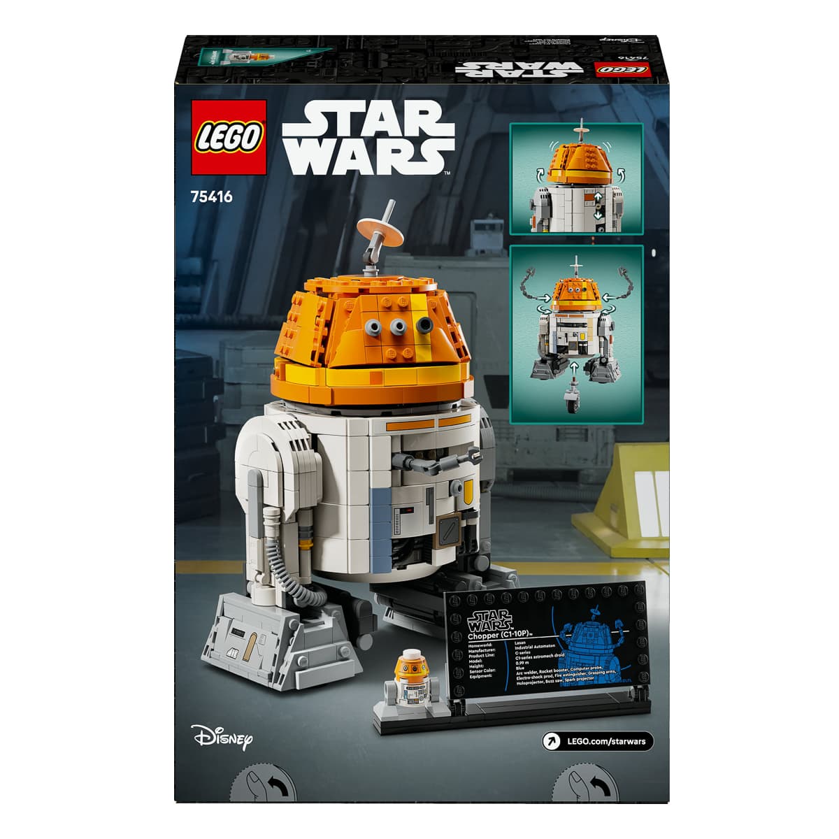 LEGO Star Wars Чоппер (C1-10P). Дроїд-астромеханік 75416 — фото 9
