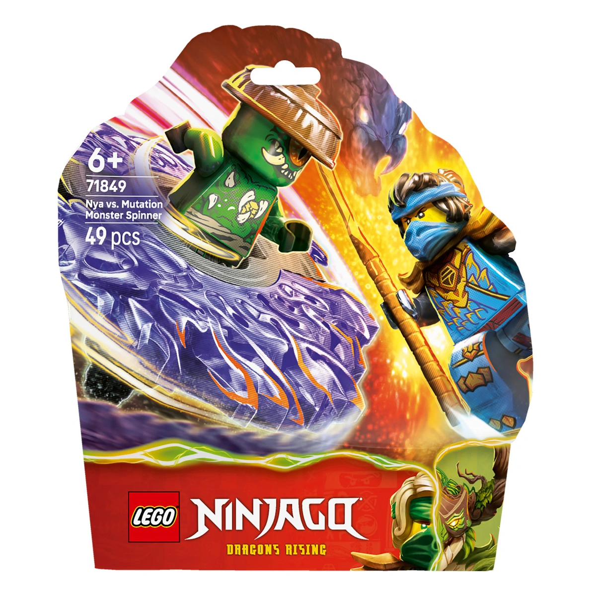LEGO NINJAGO Нія проти спінера монстра-мутанта 71849