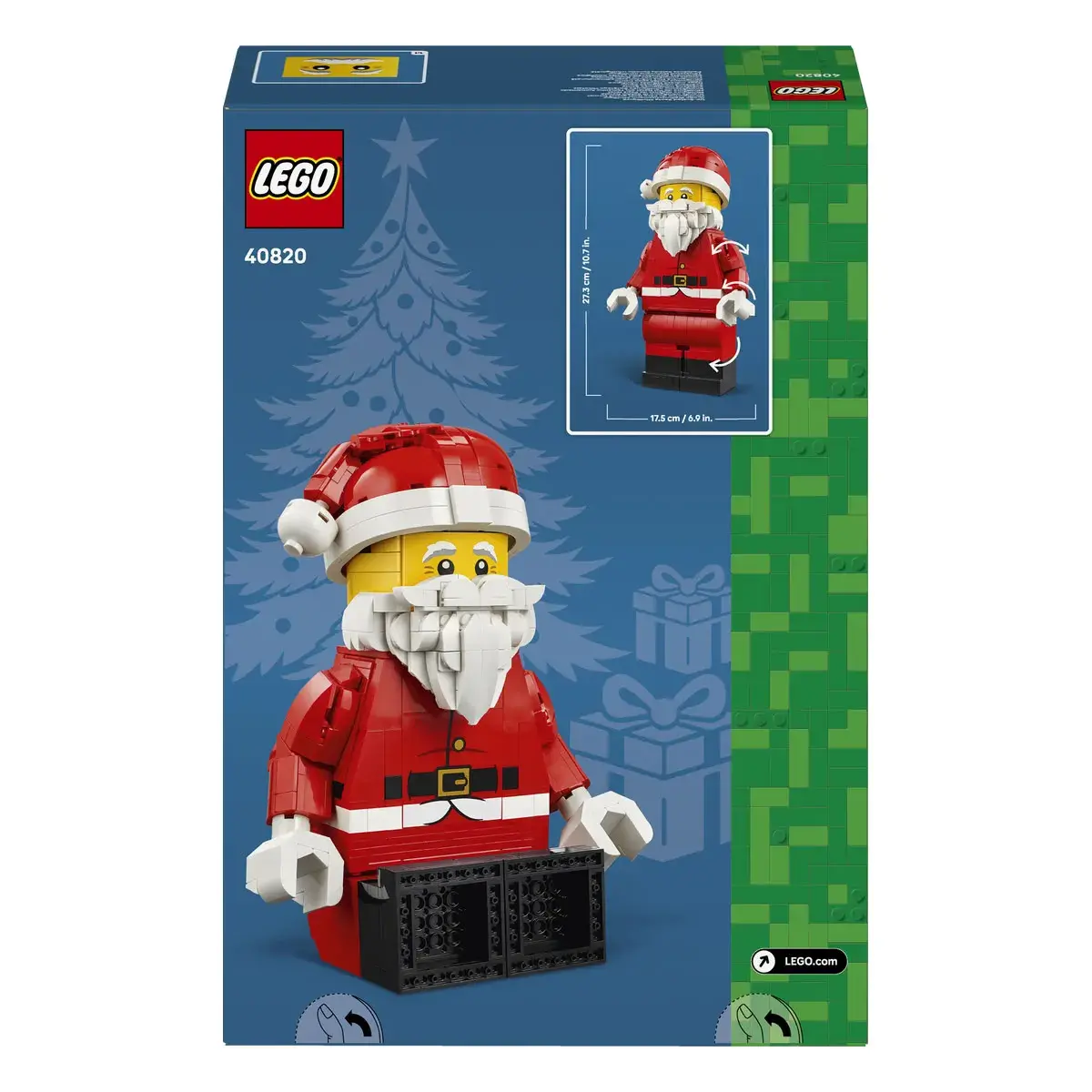 LEGO Iconic Збільшена мініфігурка Санти 40820 — фото 8