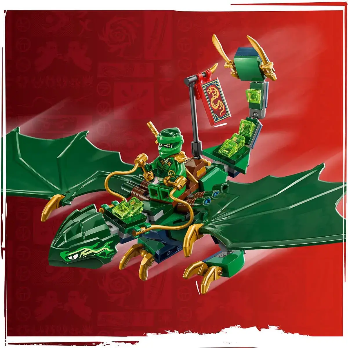 LEGO Ninjago Зелений лісовий дракон Ллойда 71829 — фото 6