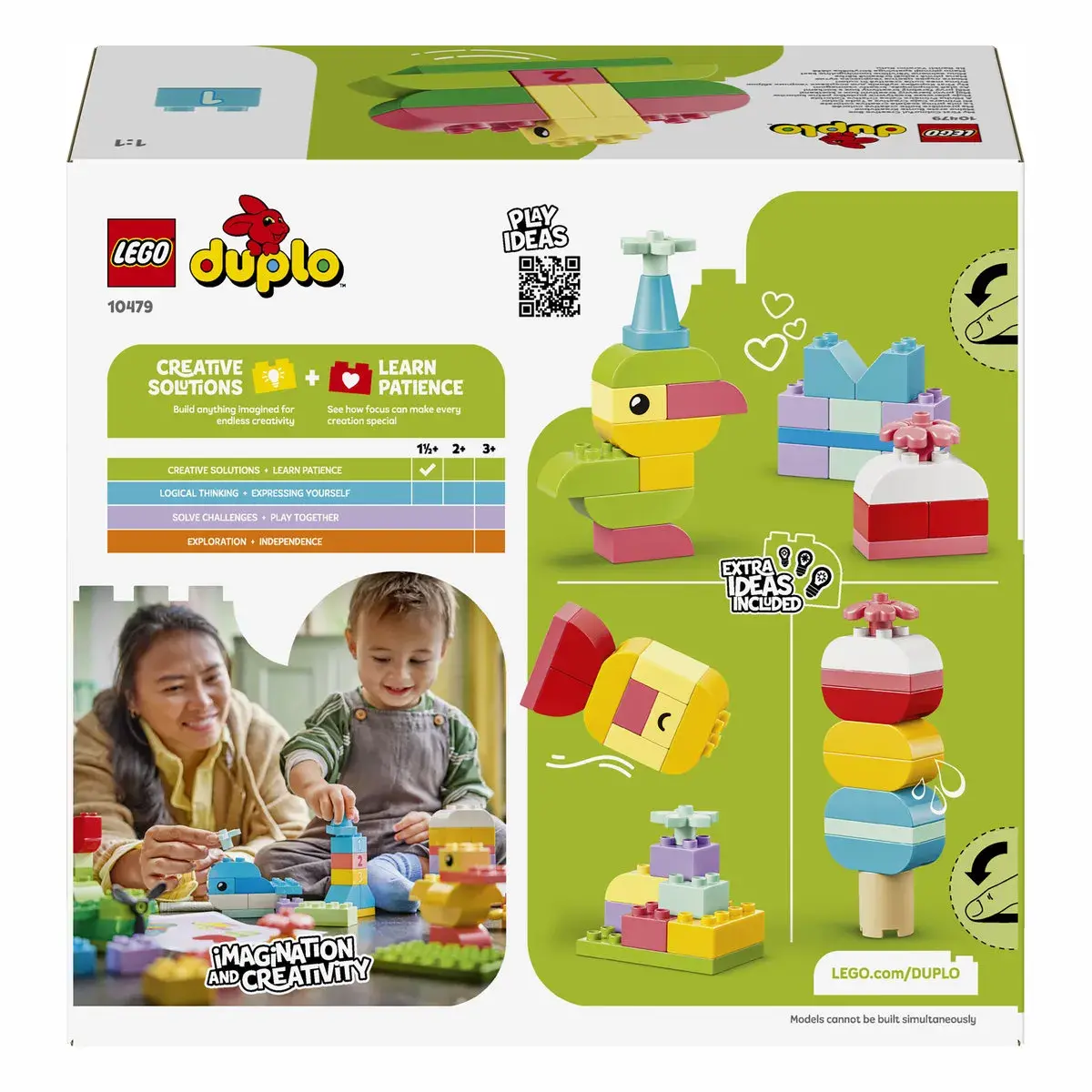 LEGO DUPLO Classic Коробка кубиків для яскравих творчих збірок 10479 — фото 8