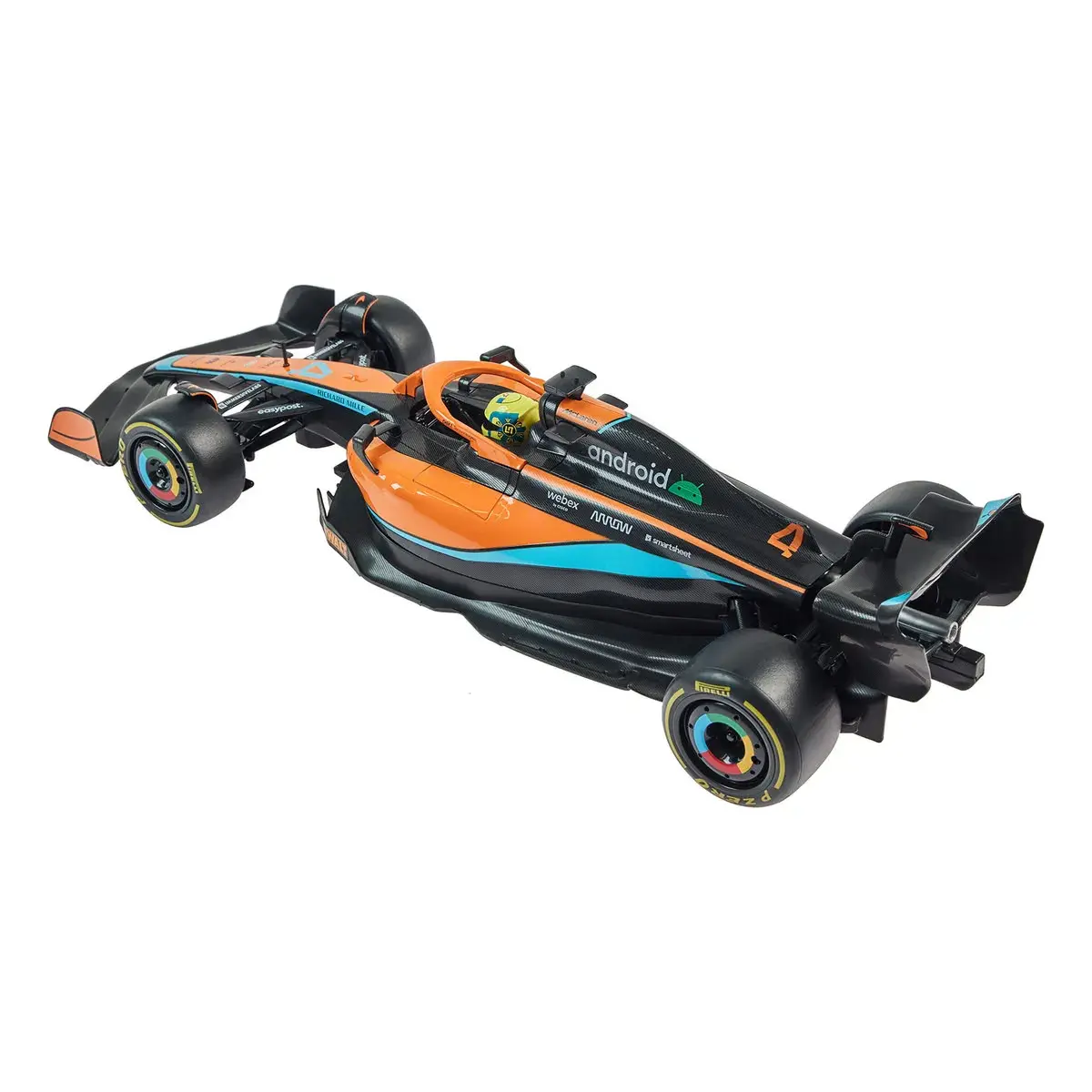 Машинка на р/к Rastar McLaren F1 W11 MCL36 1:12 помаранчевий (4540046) — фото 5